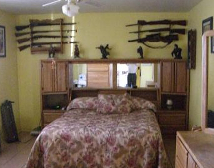 Guns In Bedroom